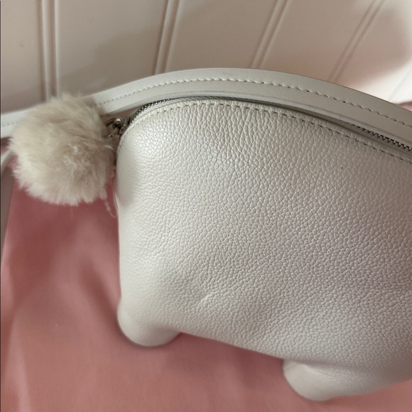 Kate Spade Blue and White Polar Bear Crossbody Bag with polar bear pouch & dusty - Picture 4 of 6